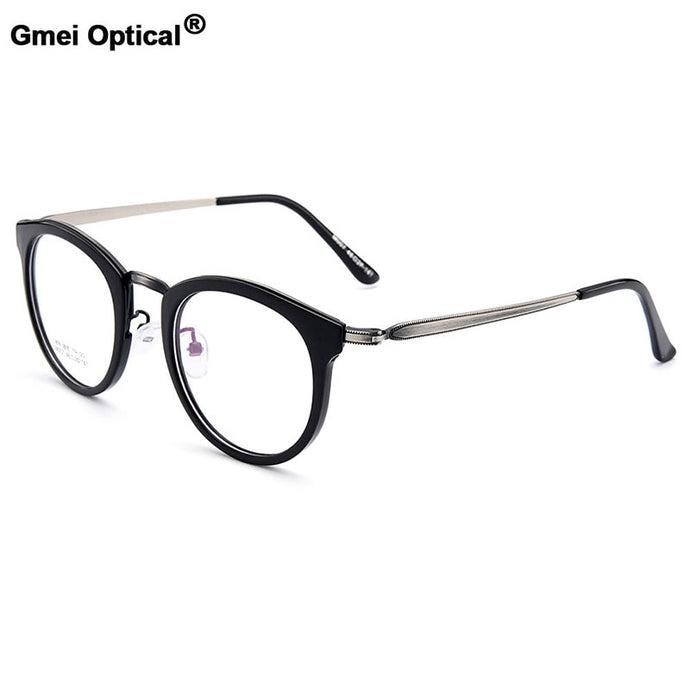 Optical Retro Full Rim Round Women Optical Eyeglasses Frames Female