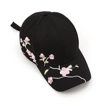 Load image into Gallery viewer, Summer Hats Symmetrical Flower Embroidery Built-in insulation Knitted Hats Femme Baseball Cap Adjustable