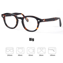 Load image into Gallery viewer, Glasses Men Johnny Depp Eyeglasses Transparent Lens Brand design