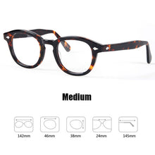 Load image into Gallery viewer, Glasses Men Johnny Depp Eyeglasses Transparent Lens Brand design