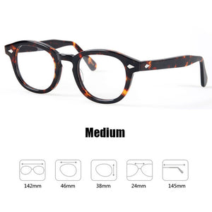 Glasses Men Johnny Depp Eyeglasses Transparent Lens Brand design