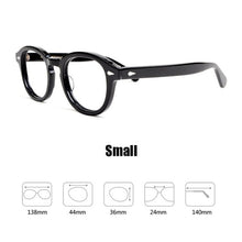Load image into Gallery viewer, Glasses Men Johnny Depp Eyeglasses Transparent Lens Brand design
