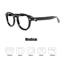 Load image into Gallery viewer, Glasses Men Johnny Depp Eyeglasses Transparent Lens Brand design