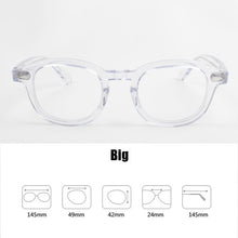 Load image into Gallery viewer, Glasses Men Johnny Depp Eyeglasses Transparent Lens Brand design