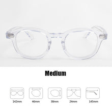 Load image into Gallery viewer, Glasses Men Johnny Depp Eyeglasses Transparent Lens Brand design