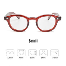 Load image into Gallery viewer, Glasses Men Johnny Depp Eyeglasses Transparent Lens Brand design