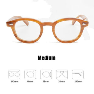 Glasses Men Johnny Depp Eyeglasses Transparent Lens Brand design