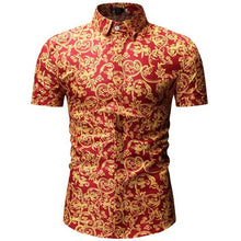 Load image into Gallery viewer, Mens Summer Beach Hawaiian Shirt 2019 Brand Short Sleeve Plus Floral Shirts Men Casual Holiday Vacation Clothing Camisa