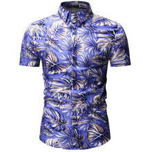 Load image into Gallery viewer, Mens Summer Beach Hawaiian Shirt 2019 Brand Short Sleeve Plus Floral Shirts Men Casual Holiday Vacation Clothing Camisa