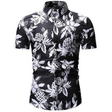 Load image into Gallery viewer, Mens Summer Beach Hawaiian Shirt 2019 Brand Short Sleeve Plus Floral Shirts Men Casual Holiday Vacation Clothing Camisa