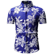 Load image into Gallery viewer, Mens Summer Beach Hawaiian Shirt 2019 Brand Short Sleeve Plus Floral Shirts Men Casual Holiday Vacation Clothing Camisa