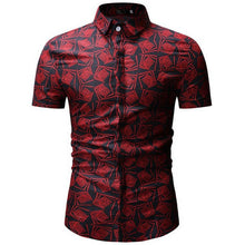Load image into Gallery viewer, Mens Summer Beach Hawaiian Shirt 2019 Brand Short Sleeve Plus Floral Shirts Men Casual Holiday Vacation Clothing Camisa