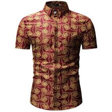 Load image into Gallery viewer, Mens Summer Beach Hawaiian Shirt 2019 Brand Short Sleeve Plus Floral Shirts Men Casual Holiday Vacation Clothing Camisa