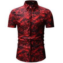Load image into Gallery viewer, Mens Summer Beach Hawaiian Shirt 2019 Brand Short Sleeve Plus Floral Shirts Men Casual Holiday Vacation Clothing Camisa
