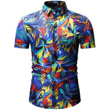 Load image into Gallery viewer, Mens Summer Beach Hawaiian Shirt 2019 Brand Short Sleeve Plus Floral Shirts Men Casual Holiday Vacation Clothing Camisa