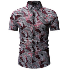 Load image into Gallery viewer, Mens Summer Beach Hawaiian Shirt 2019 Brand Short Sleeve Plus Floral Shirts Men Casual Holiday Vacation Clothing Camisa