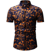 Load image into Gallery viewer, Mens Summer Beach Hawaiian Shirt 2019 Brand Short Sleeve Plus Floral Shirts Men Casual Holiday Vacation Clothing Camisa