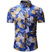 Load image into Gallery viewer, Mens Summer Beach Hawaiian Shirt 2019 Brand Short Sleeve Plus Floral Shirts Men Casual Holiday Vacation Clothing Camisa