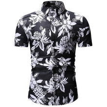 Load image into Gallery viewer, Mens Summer Beach Hawaiian Shirt 2019 Brand Short Sleeve Plus Size Floral Shirts Men Casual  Clothing Camisas 26 color