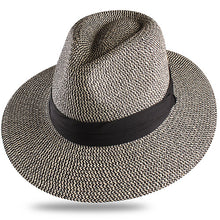 Load image into Gallery viewer, FURTALK Panama Hat Summer Sun Hats for Women Man Beach Straw Hat for Men UV Protection Cap chapeau femme 2019